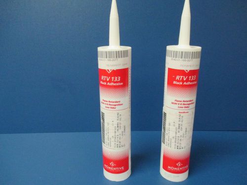 Momentive Performance Materials Rtv 133 Silicone Rubber Adhesive  Tube, Lot of 2