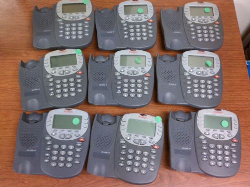 LOT OF 9 Avaya VOiP Telephone 4610SW IP Phone 4610D01A-2001 / OO1637