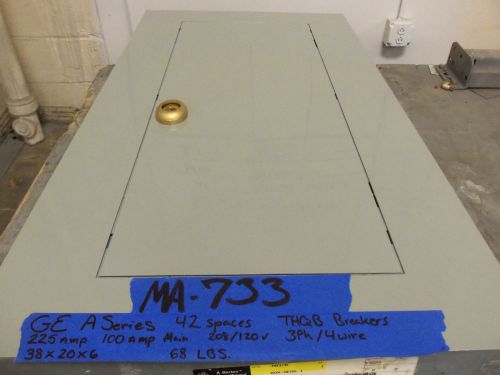 Ge 225 amp panel panelboard 208v/120v 200 175 150 for sale