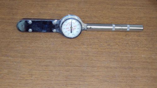 SEEKONK TORQ GAGE IN POUNDS TSQ 600 TORQUE WRENCH 3/8&#034; DR QUALITY CONTROL GAUGE