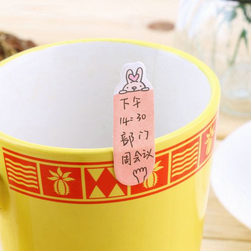 Cute Funny Animal Sticker Paste Bookmark Point Marker Memo Flag Sticky Notes FE