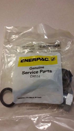 Genuine enerpac ch604 hydraulic pump coupler &amp; dust cap fittings nos/new for sale