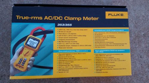Fluke True-rms AC/DC Clamp Meter Model #353