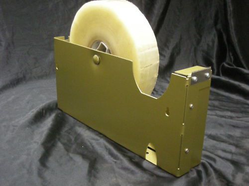 12 inch packaging tape dispenser. 2&#034; wide 3&#034; core. commercial duty steel for sale