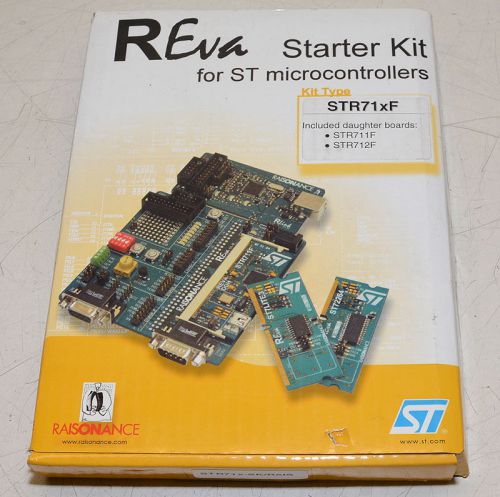 Raisonance sti reva starter kit str71xf &amp; daughterboards str711f str712f new! for sale