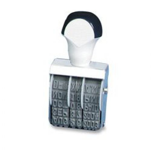 Sparco Date Stamper, 4 Bands, Size No. 2, Imprint 1-1/4 x 1/4-Inch (SPR01495)