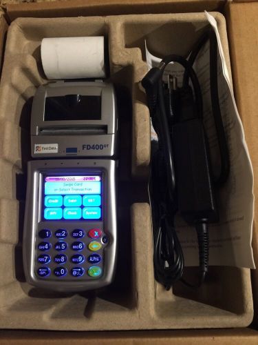 First Data FD-400GT-CDMA EMV  Wireless Cellular Mobile Credit Card/PMT Terminal