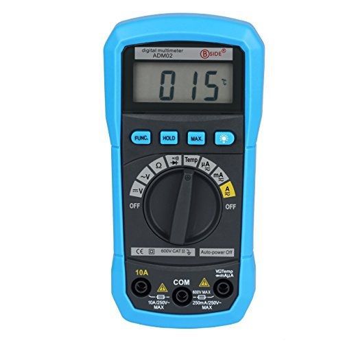 Bside adm02 auto ranging digital multimeter dmm dc ac voltage current temp meter for sale