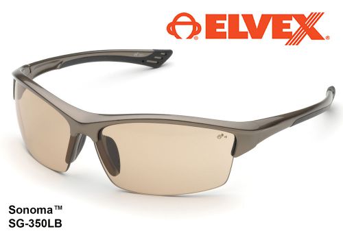 Elvex sonoma sun &amp; safety glasses sg-350lb blocks uv rays meets ansi for sale