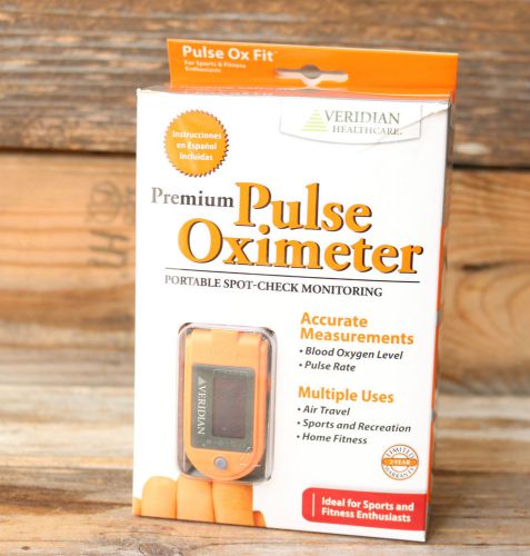 Veridian Healthcare Pulse Ox Fit Premium Pulse Oximeter Portable Spot-Check