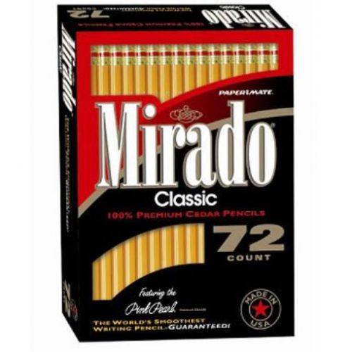 Papermate Mirado Wood Case Pencils, 72 Count 58886