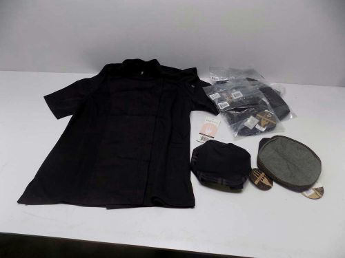 Chef Works Assorted  8 Piece Hat And Coat Lot