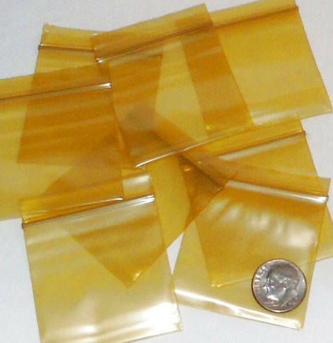 200 Gold 175175 baggies, 1.75 x 1.75 inch small ziplock bags