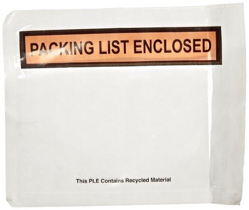 Nifty Products PPE6BL Packing List Envelope, &#034;Packing List Enclosed&#034;, 5-1/2&#034;