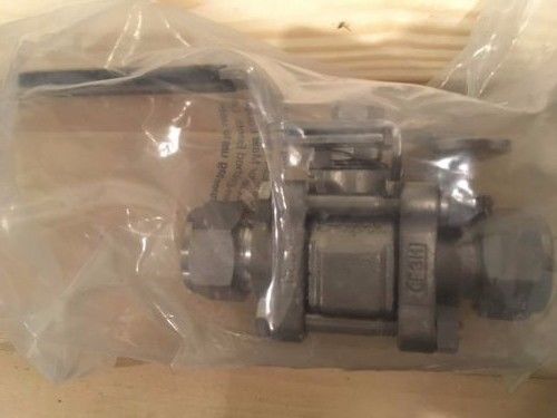 Swagelok stainless steel 3-piece 60 series ball valve (ss-65ts16-jl) for sale