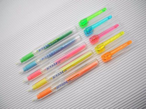 5 Colors PLATINUM CSCQ-150 Highlighters(Japan)