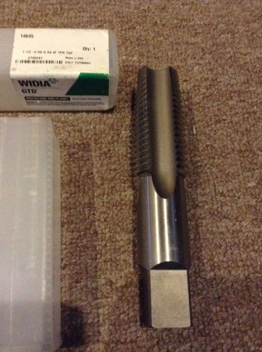 Greenfield widia hand taper taps 14645 1 1/2&#034; 6&#034; new for sale