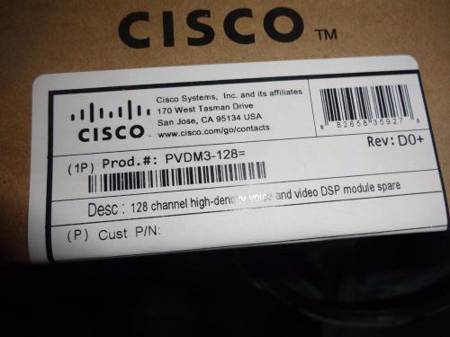 NEW Cisco pvdm3-128