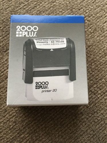 Self Inking Rubber Stamp 2000 PLUS Printer 20 New