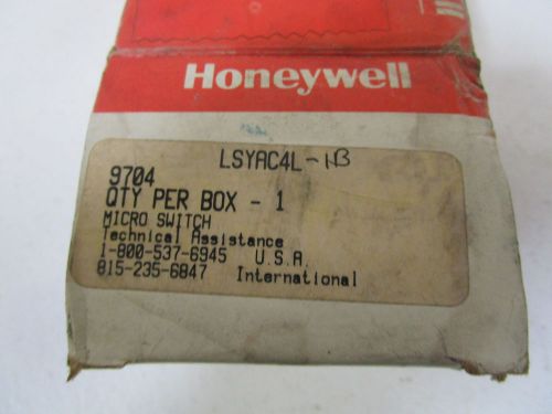 Honeywell limit switch lsyac4l *new in box* for sale