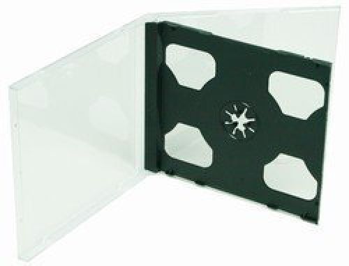 Mediaxpo 10 standard black double cd jewel case for sale