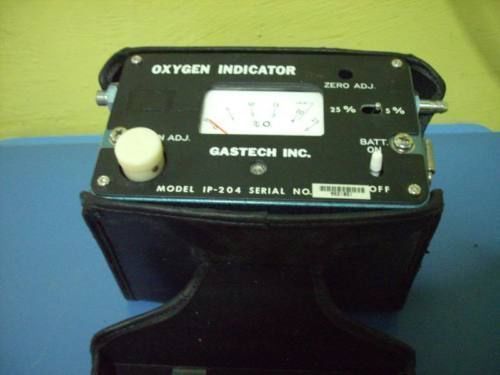 Gastech IP-204 IP204 Oxygen Indicator