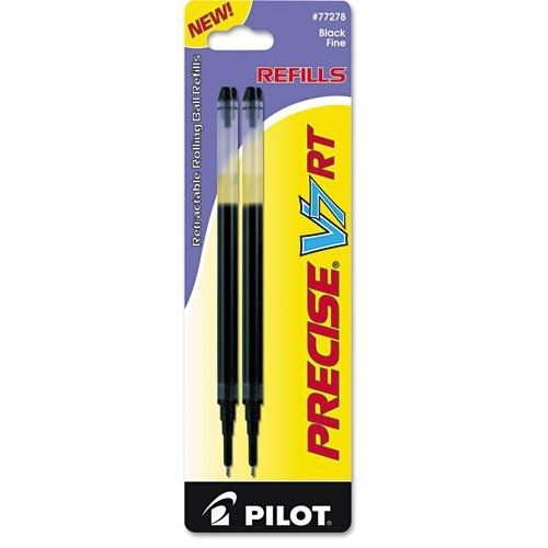 Pilot Precise V7 RT Liquid Ink Refill, 2-Pack for Retractable Rolling Ball Pens,