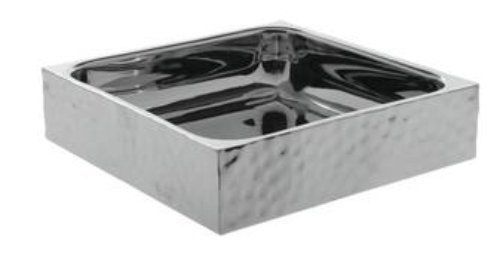 Expressly Hubert (77140) Double Wall Hammered Stainless Steel Display Boxes