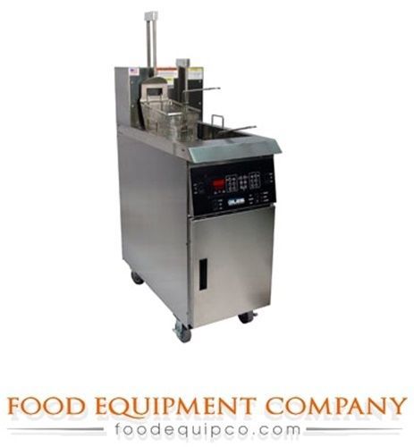 Giles gbf-50-c fryer electric computer-controlled 14&#034; open fry vat 50 lb... for sale