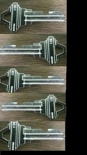 10 lockout key schlage c / sc1 / sc4 - lock out / killer key blank disables lock for sale