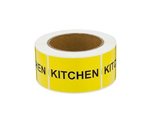 Saurus brands saurus home moving labels, kitchen, 500 per roll, 2&#034;h x 3&#034;w, for sale