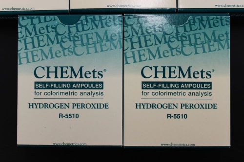 Chemets R-5510 Hydrogen Peroxide Test Ampoules (7 Boxes)
