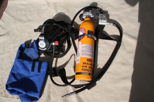 Scott Air System Ska Pak Regulator Mask 4500psi Fire Rescue Safety