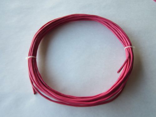 25 Feet 18 AWG 2 Conductor Red Wire / Cable Solid Copper FPLR HW-58769