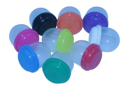 1 inch empty vending capsules - assorted colors - 250 count for sale