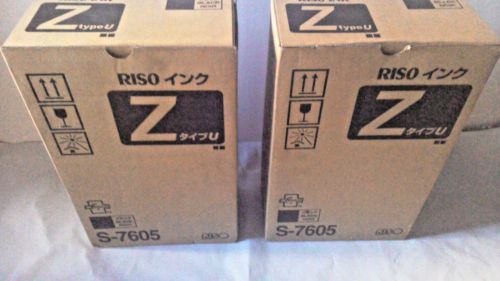 Rizo Z type U, Black Noir Ink Cartridges, 4 Genuine Cartridges 