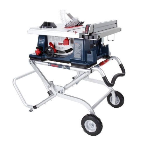 Bosch 10&#034; worksite table saw w/ gravity-rise wheeled stand 4100-09 new for sale