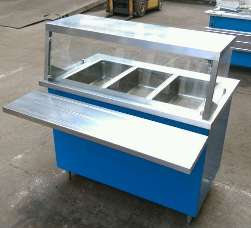 Shelleyglas Electric 3 Well Steam Table Model# KH-3-NU