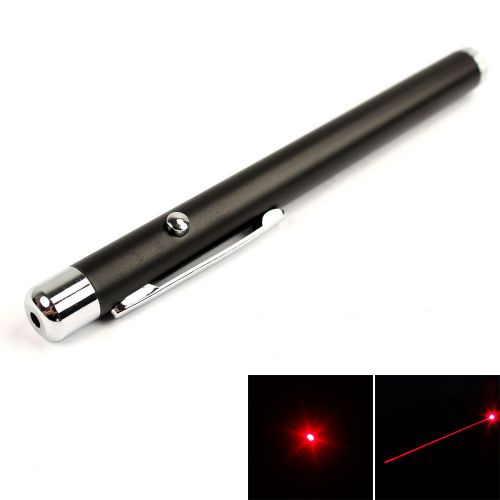 10Pack Powerful 1mW 650nm Red Laser Pointer Pen Black HK