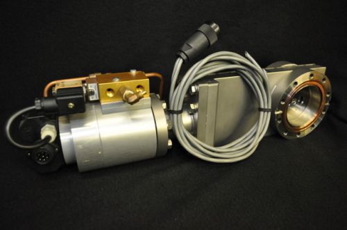 Vat 4 5/8&#034; conflat cf high vacuum gate valve 4.61&#034; electro pneumatic actuator for sale