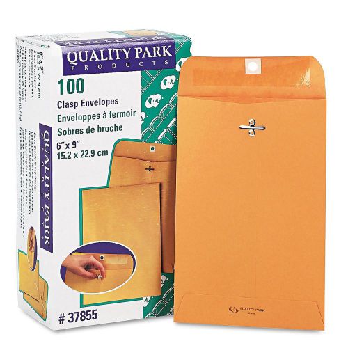 Business Envelopes 6x9 Kraft Clasp Manila Catalog Yellow Brown Flap 100 Pack