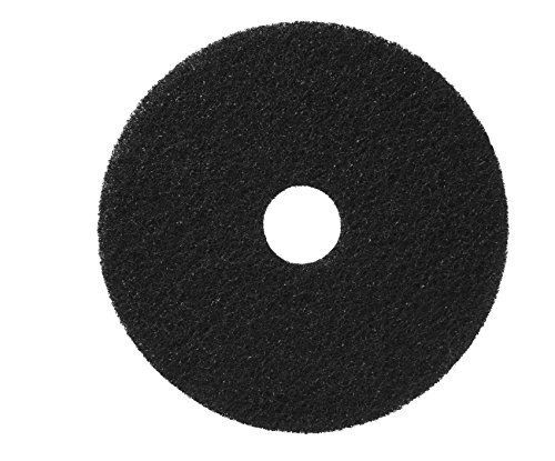 Americo manufacturing 400118 standard black stripping floor pads (5 pack), 18&#034; for sale