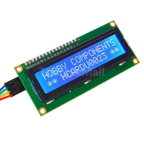 1602 for Arduino Compatible LCD Keypad Shield 2x16 Character Display Chip