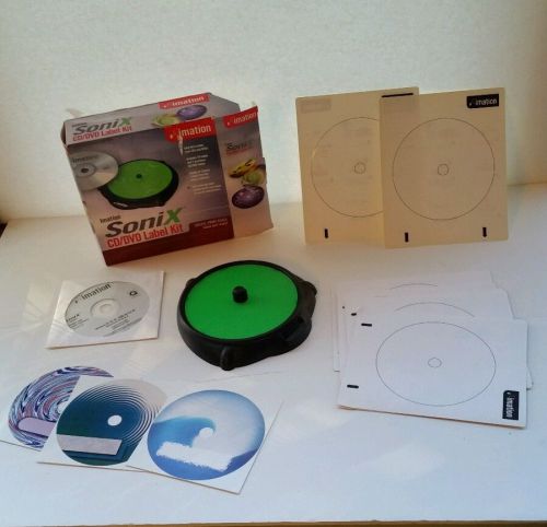 SONIX Imation CD DVD LABEL KIT 10 Matte and 2 premium CD/DVD Labels