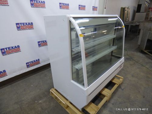 Turbo air tcdd-48-2-h-s  48&#034; curved glass refrigerated deli case high profile for sale