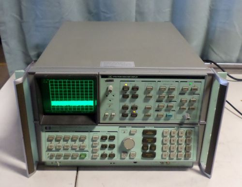 HP 8568B Spectrum Analyzer display 100 Hz-1.5GHz