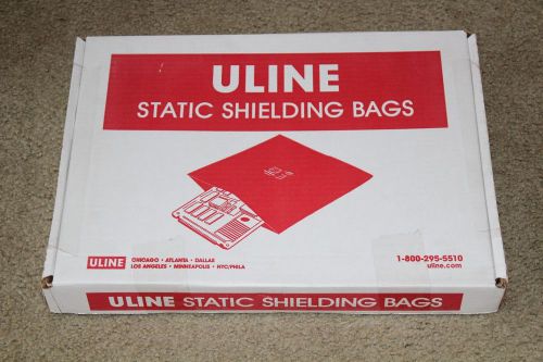 95 New ULINE 8 x 10 Resealable Anti-Static Shielding Bags   S-2263