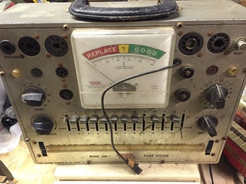 EICO TUBE TESTER MODEL 628 -vintage tv repair