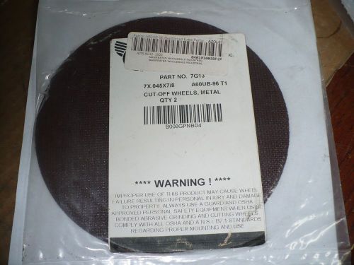 Falcon A60UB-96 Reinforced Extra Performance Abrasive Cut-Off Wheel, QTY.2, New