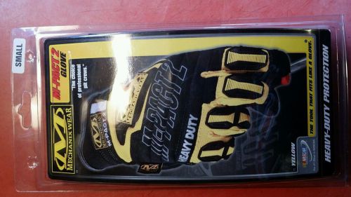 Mechanix Wear  # 1 GLOVE IN NASCAR M-PACT 2 Gloves NEON YELLOW SMALL (8) NEW !!!